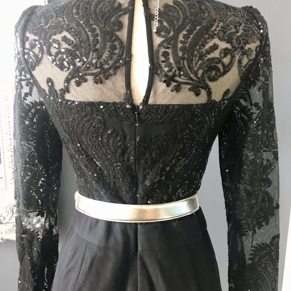 BNWT  🌺🌺 MICHEAL KORS sequin jumpsuit size 4 🌺🌺 - Picture 2 of 11